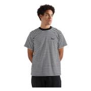 Obey Etablerade Verk Ögon Strp T-shirt Black, Herr