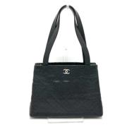 Chanel Vintage Pre-owned Tyg chanel-vskor Black, Dam