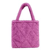 BomBoogie Sherpa Shopper Väska Purple, Dam