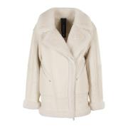 Blancha Shearling Vinterjacka Beige, Dam