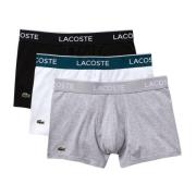 Lacoste Grå Bomullsunderkläder med Elastisk Midja Gray, Herr