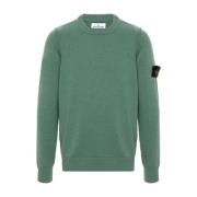 Stone Island Grön Sweatshirt Aw24 Green, Herr