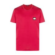 Dolce & Gabbana Casual T-shirt med unik design Red, Herr