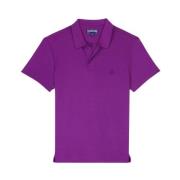 Vilebrequin Herr Tencel Polo Tröja Purple, Herr