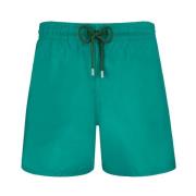 Vilebrequin Lätt Solid Badshorts för Herrar Green, Herr