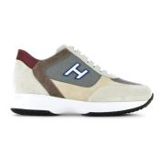 Hogan Beige Interaktiva Sneakers Multicolor, Herr