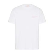 Valentino Garavani Vita T-shirts & Polos för Män White, Herr