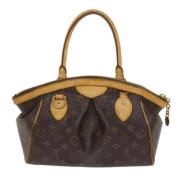 Louis Vuitton Vintage Pre-owned Canvas handvskor Brown, Dam