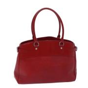 Louis Vuitton Vintage Pre-owned Laeder handvskor Red, Dam