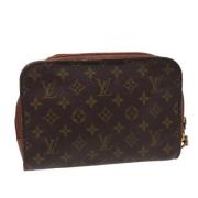 Louis Vuitton Vintage Pre-owned Canvas kuvertvskor Brown, Dam