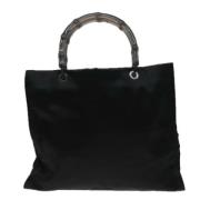 Gucci Vintage Pre-owned Satin handvskor Black, Dam