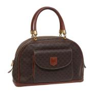 Celine Vintage Pre-owned Laeder handvskor Brown, Dam