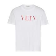 Valentino Garavani Vita T-shirts & Polos för män White, Herr