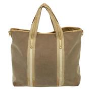 Prada Vintage Pre-owned Canvas prada-vskor Beige, Dam