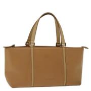 Burberry Vintage Pre-owned Laeder handvskor Beige, Dam