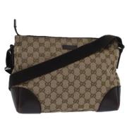 Gucci Vintage Pre-owned Canvas gucci-vskor Beige, Herr