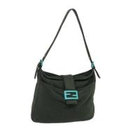 Fendi Vintage Pre-owned Bomull fendi-vskor Green, Unisex