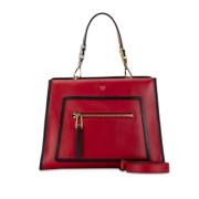 Fendi Vintage Pre-owned Laeder fendi-vskor Red, Dam