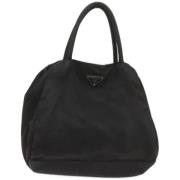 Prada Vintage Pre-owned Nylon handvskor Black, Dam