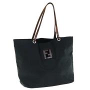 Fendi Vintage Pre-owned Nylon fendi-vskor Black, Dam