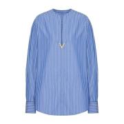 Valentino Garavani Blå Sweatshirt Aw24 Dammode Blue, Dam