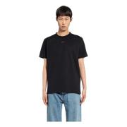 Off White Stamp Slim Tee Svart Röd Black, Herr