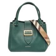 Burberry Vintage Pre-owned Laeder handvskor Green, Dam