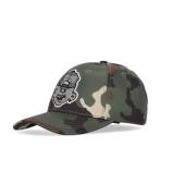 Propaganda Camo Baseball Cap Böjd Skärm Broderad Multicolor, Herr