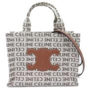 Celine Vintage Pre-owned Canvas celine-vskor White, Dam