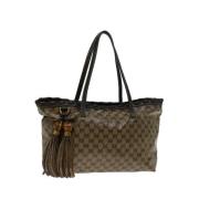 Gucci Vintage Pre-owned Canvas gucci-vskor Brown, Dam