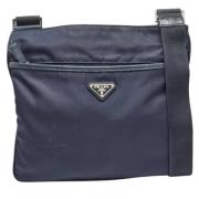 Prada Vintage Pre-owned Laeder resvskor Blue, Dam