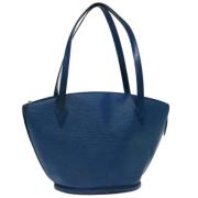 Louis Vuitton Vintage Pre-owned Laeder louis-vuitton-vskor Blue, Dam