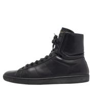 Yves Saint Laurent Vintage Pre-owned Laeder sneakers Black, Herr