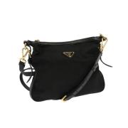 Prada Vintage Pre-owned Nylon prada-vskor Black, Dam