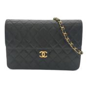 Chanel Vintage Pre-owned Laeder chanel-vskor Black, Dam