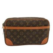 Louis Vuitton Vintage Pre-owned Canvas kuvertvskor Brown, Dam