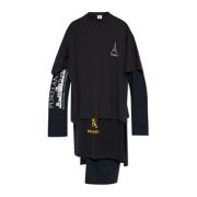 Vetements Löst sittande klänning Black, Dam