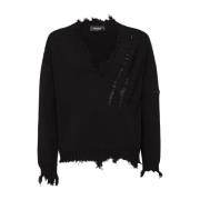 Dsquared2 Svart Sweatshirt Aw24 Herrmode Black, Herr