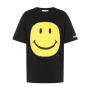 Moschino Grafiskt Tryck Svart T-shirt Black, Dam