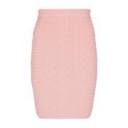 Balmain Rosa Kjolar för Kvinnor Aw24 Pink, Dam