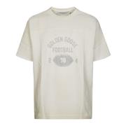 Golden Goose Vintage Fotbolls T-shirt White, Herr