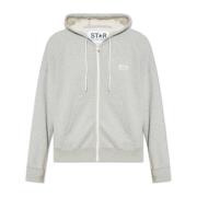 Golden Goose Sweatshirt med Logotyp Gray, Herr