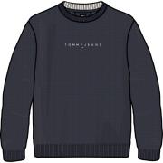 Tommy Jeans Blå Tröja med Stil Maglia Blue, Herr