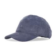 Carhartt Wip Velvet Curved Visor Cap Hudson Blue Blue, Herr