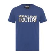 Versace Jeans Couture Logo T-shirt Blue, Herr