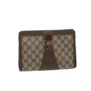 Gucci Vintage Pre-owned Canvas gucci-vskor Beige, Dam