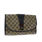 Gucci Vintage Pre-owned Canvas gucci-vskor Blue, Dam