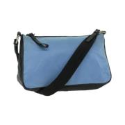 Prada Vintage Pre-owned Nylon prada-vskor Blue, Dam