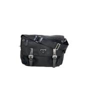 Prada Vintage Pre-owned Nylon prada-vskor Black, Dam