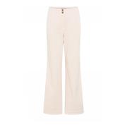 Gustav Straight Leg Pants Sanddollar Beige, Dam